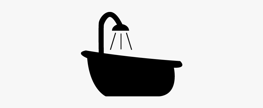 Shower Tub, Hit Tub, Bath Tub, Bathroom, Bathtub Icon - Dinghy, Transparent Clipart
