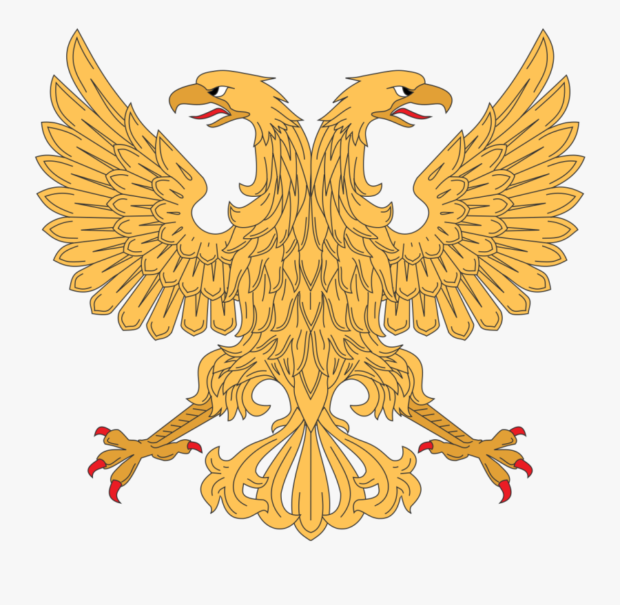 Golden Double Headed Eagle, Transparent Clipart