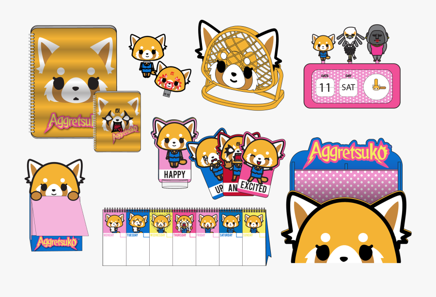 Tara Carone Sanrio Products - Aggretsuko Products, Transparent Clipart
