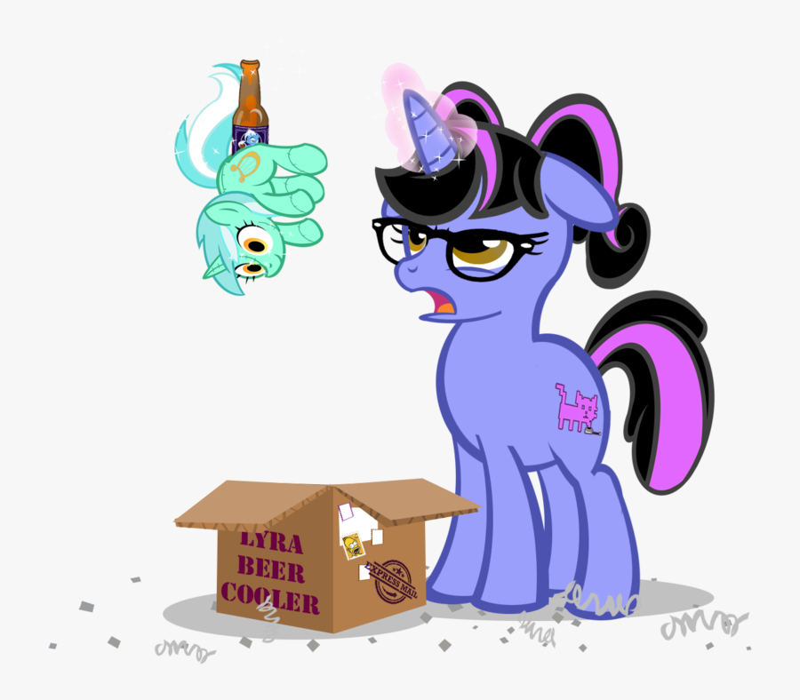 Lyra Beer Cooler By Pixelkitties - Princess Luna, Transparent Clipart