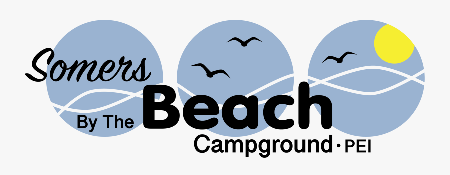 Beach Campground Logos, Transparent Clipart