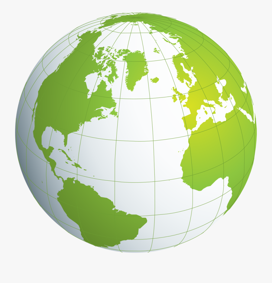 Green Globe Png - Transparent Background World Globe Png, Transparent Clipart