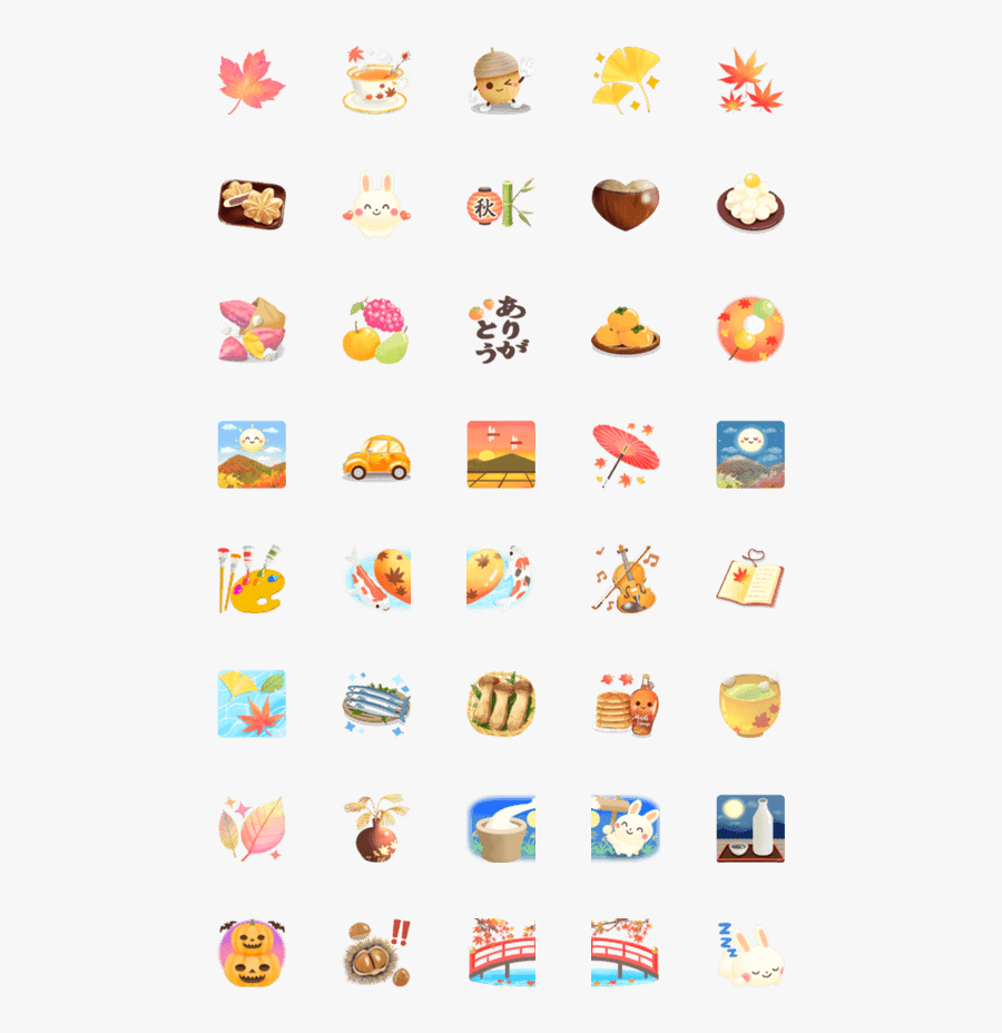 秋 絵文字 Line, Transparent Clipart