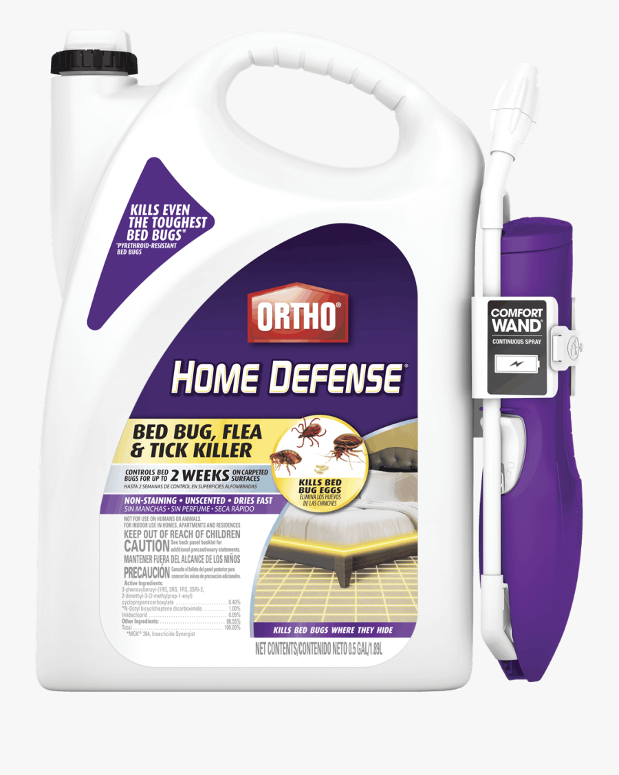 Home Defense Bed Bug Spray, Transparent Clipart