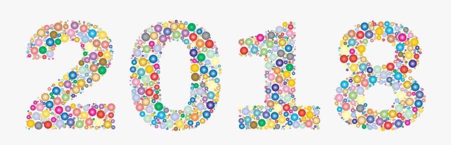 New Years Eve Clipart - Transparent 2018 Clip Art, Transparent Clipart