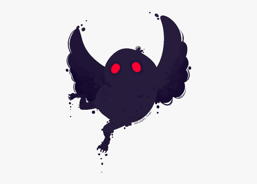 Mothman Clipart Persona - Mothman Transparent, Transparent Clipart