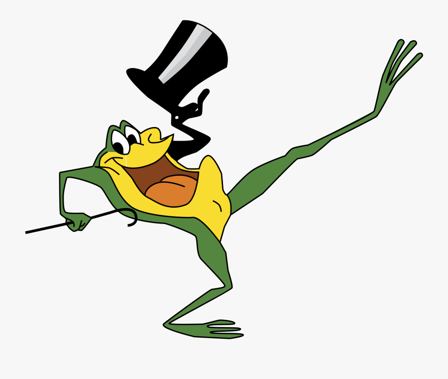 Warner Bros Michigan J Frog Logo Black And White - Michigan J Frog Png, Transparent Clipart