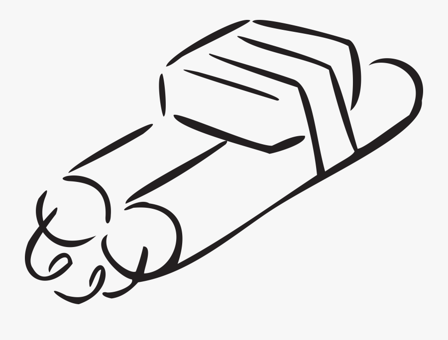 Time Bomb - Line Art, Transparent Clipart