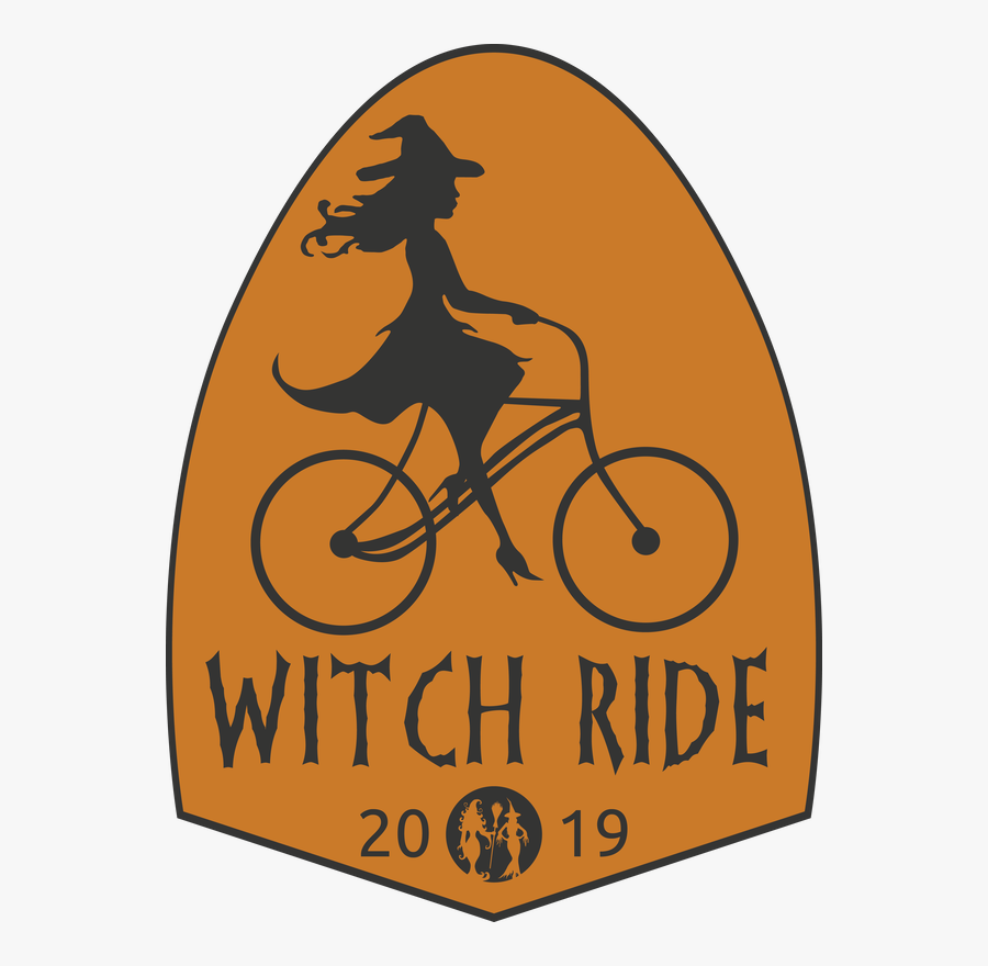 Picture - Witches On A Bike, Transparent Clipart