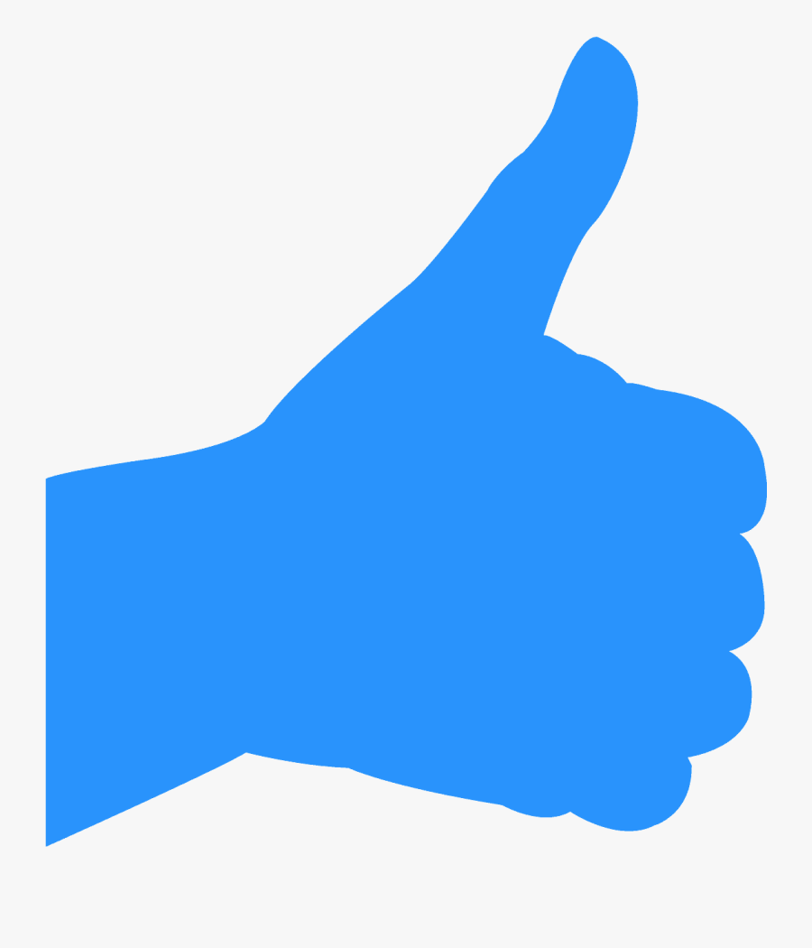 Thumbs Up Vector Pink, Transparent Clipart