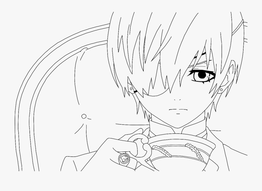 Clip Art Freeuse Download Ciel Drawing Sebastian - Black Butler Anime Drawing, Transparent Clipart