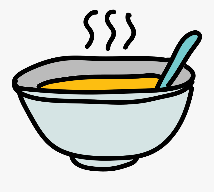 Plate Clipart Soup Bowl - Sopa Png, Transparent Clipart