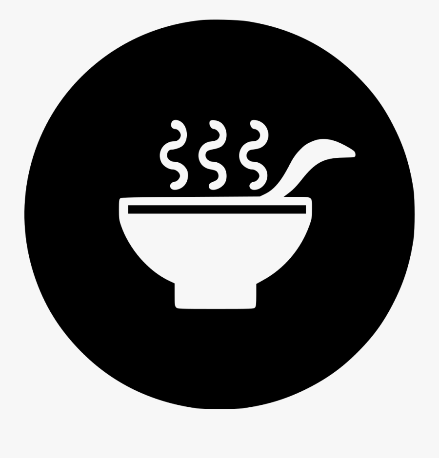 Drink Healthy Hot Soup Bowl Spoon - Logo Twitter Blanco Png, Transparent Clipart