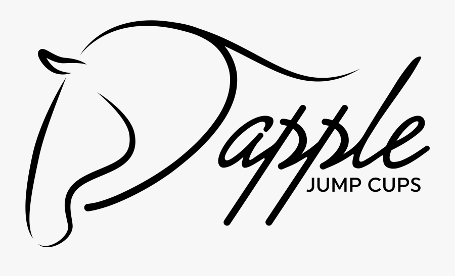 Dapple Equine Jump Cups - Calligraphy, Transparent Clipart