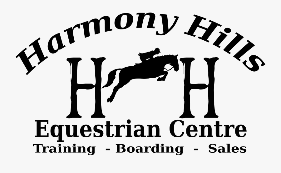 Harmony Hills Equestrian Center - Poster, Transparent Clipart