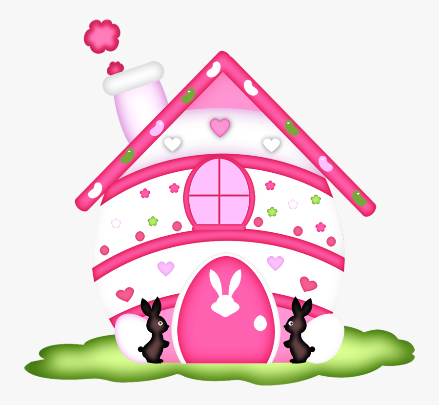 Desenho Casa Rosa Png, Transparent Clipart