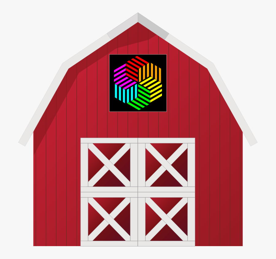 Shed,line,barn - Red Farm House Clipart, Transparent Clipart