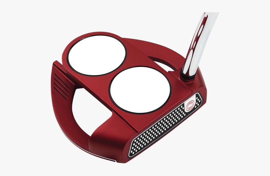 Odyssey Red 2 Ball Putter, Transparent Clipart