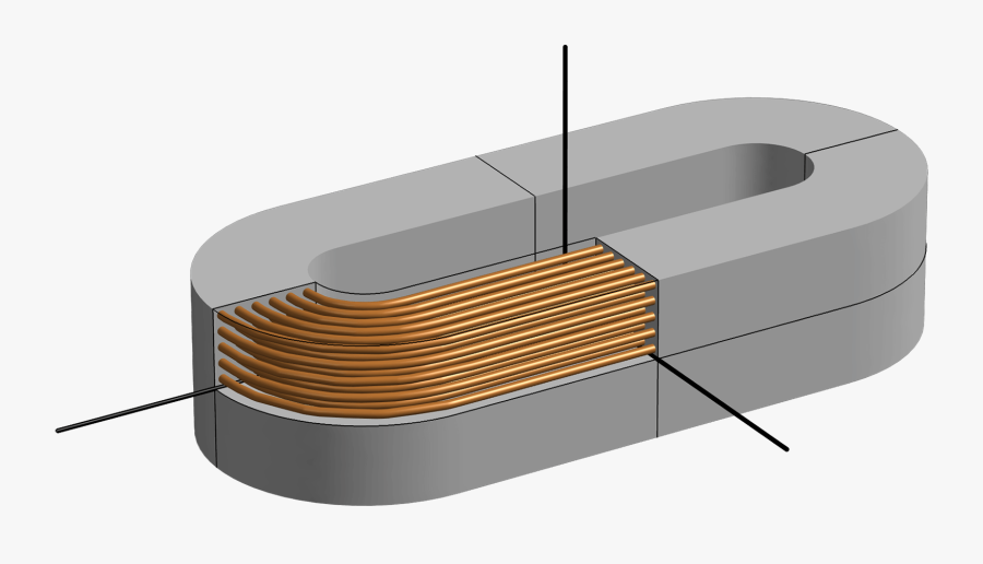 Multi Turn Coils Now Allow Specifying Symmetry Correction - Coil Geometry Analysis Comsol, Transparent Clipart