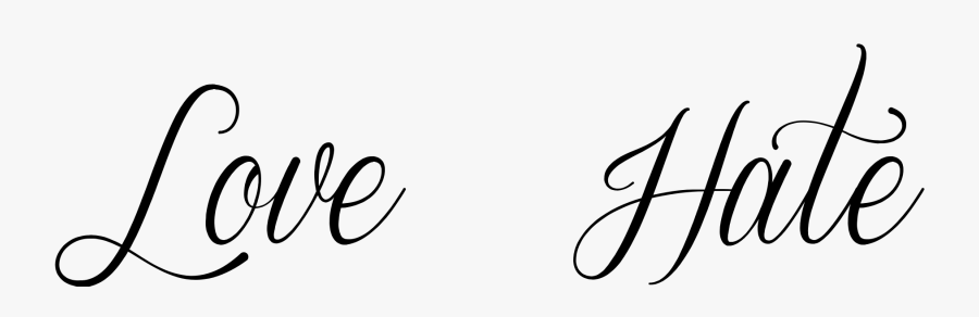 Transparent Love Tattoo Png - Line Art, Transparent Clipart