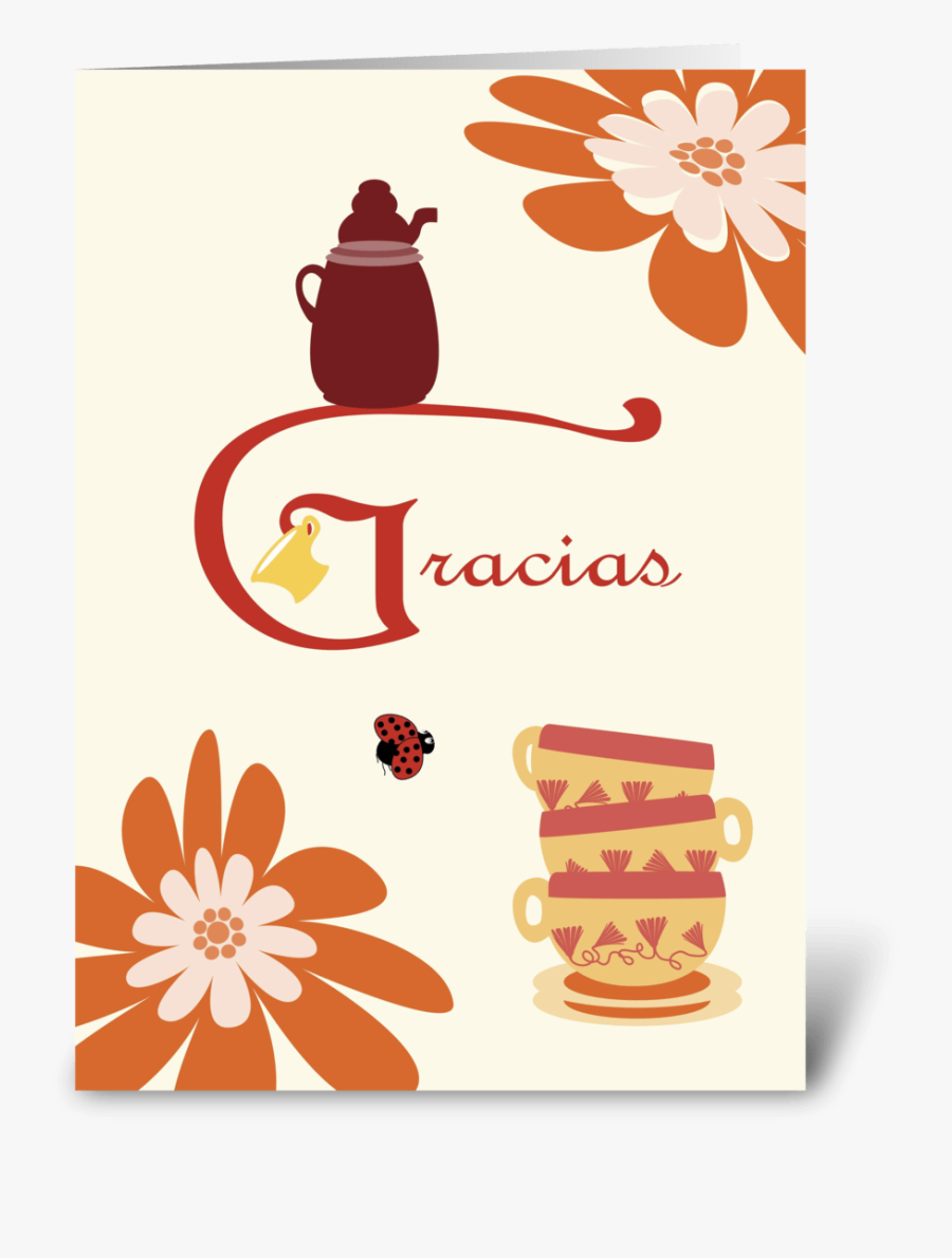 Gracias Greeting Card - Baby Planner, Transparent Clipart