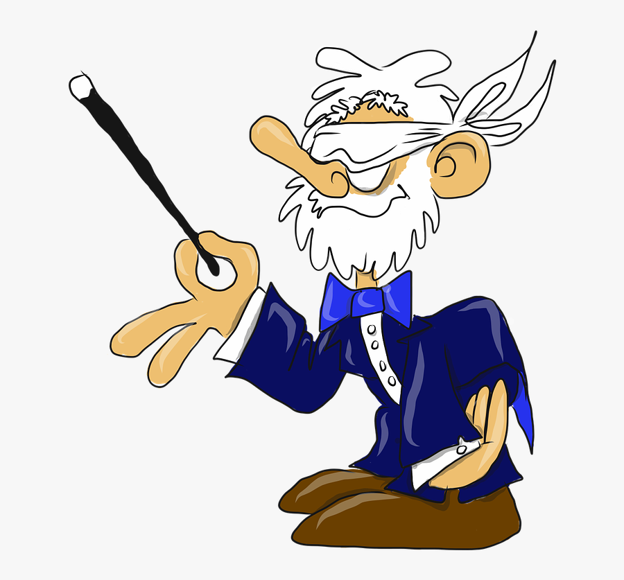 Blind Magician Cartoon Free Picture - การ์ตูน Png, Transparent Clipart