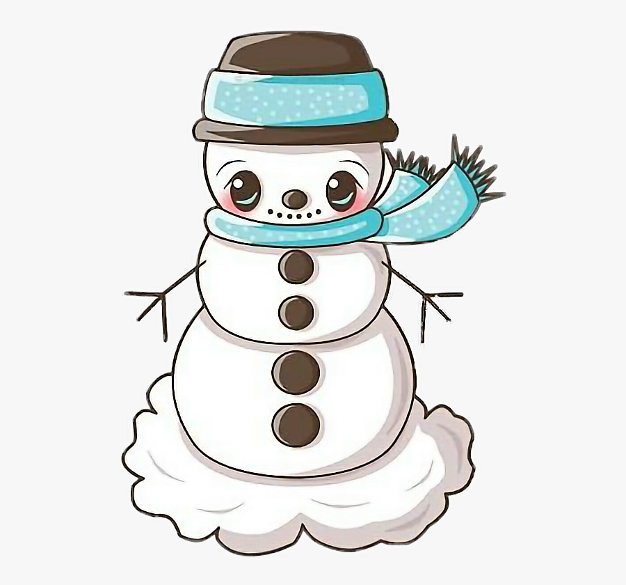 Cold Snowman Cartoon Png, Transparent Clipart