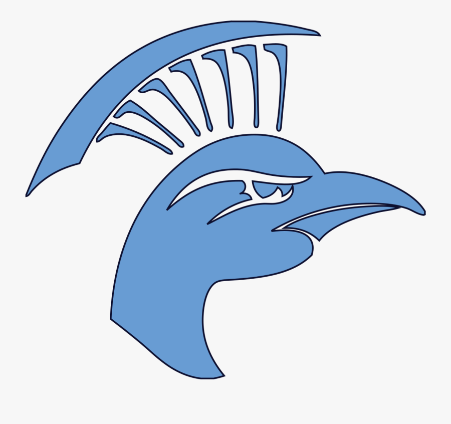 Upper Iowa Peacocks Logo, Transparent Clipart
