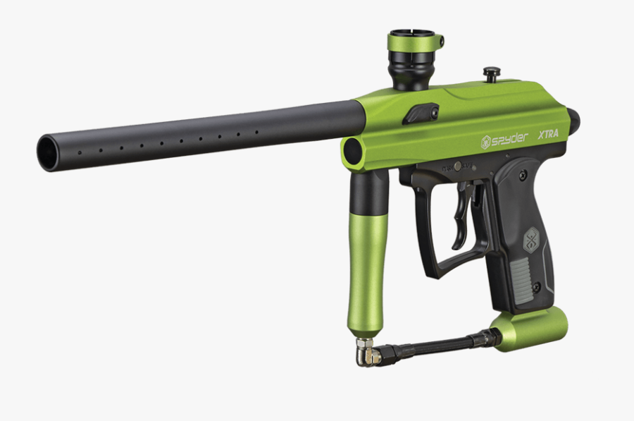 Paintball Gun Blue Spyder Xtra, Transparent Clipart