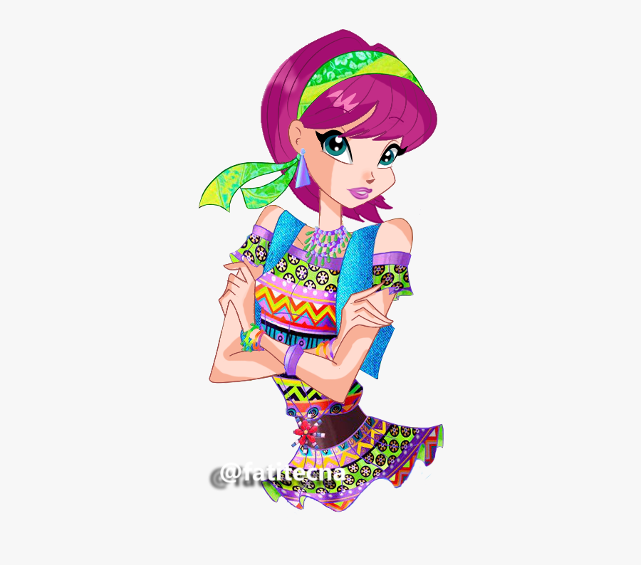 Tecna Flamenco, Flamingo Por Fatitecna - Winx Club Flamingo, Transparent Clipart