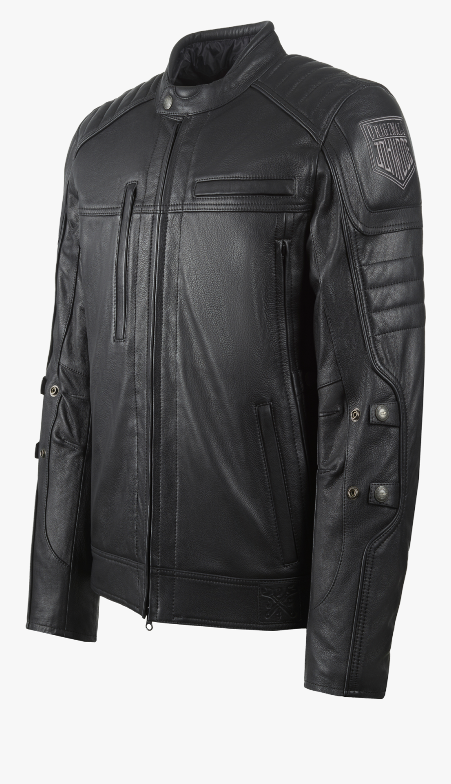 Leather Jacket Kevlar Clothing - Kevlar Leather Jacket, Transparent Clipart