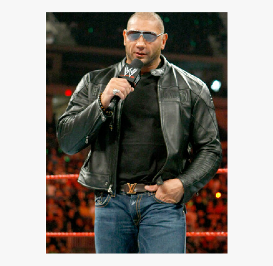 Clip Art Leather Jacket Guy - Dave Bautista Leather Jacket, Transparent Clipart