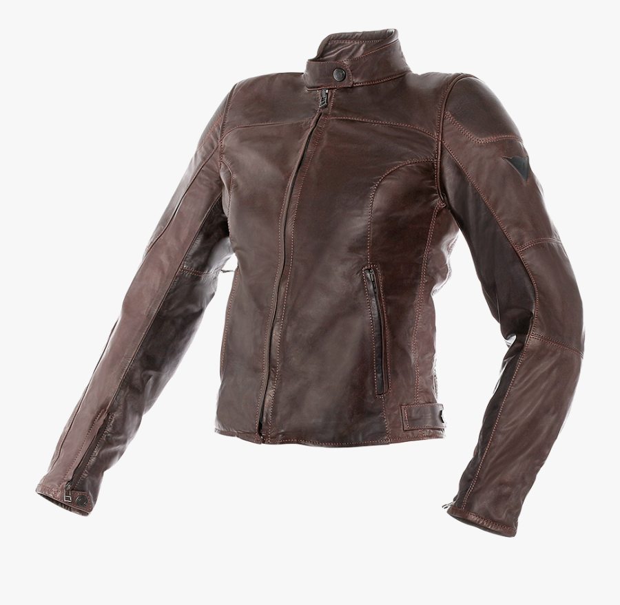 Leather Jacket Dainese Motorcycle Clothing - Full Leather Womens Motorcycle Jacket, Transparent Clipart