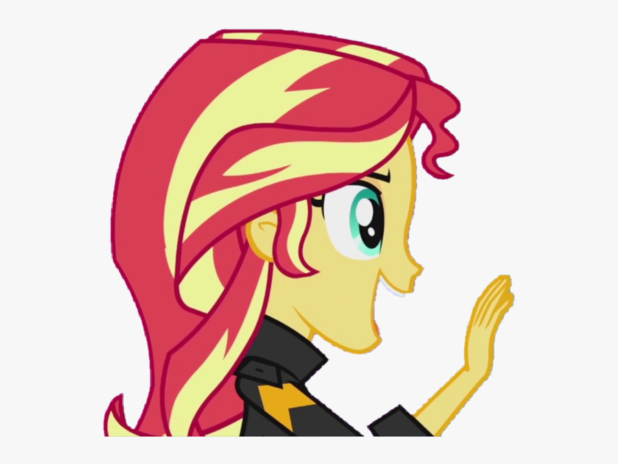 Sunset Shimmer And Indigo Zap, Transparent Clipart