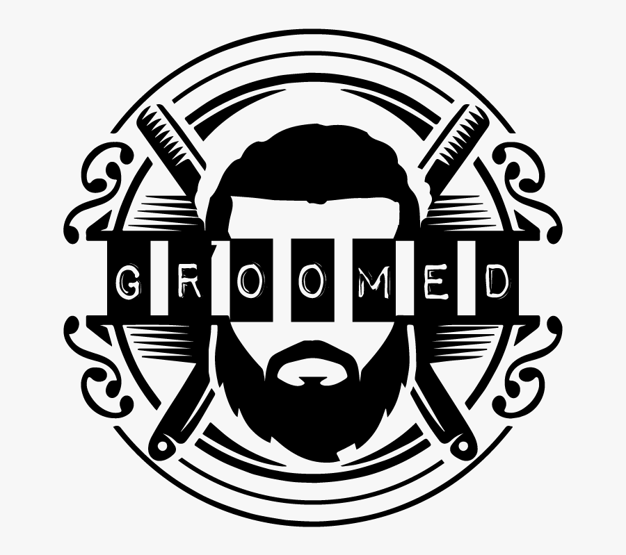 Barber Logo Retro, Transparent Clipart