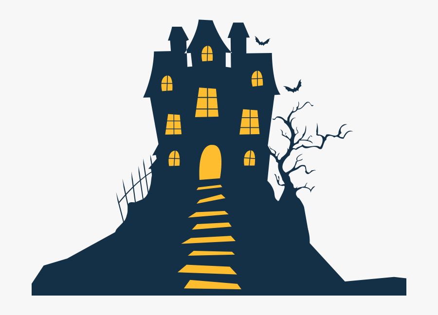 Haunted House Halloween Homeaway Clip Art - Haunted House Clipart, Transparent Clipart