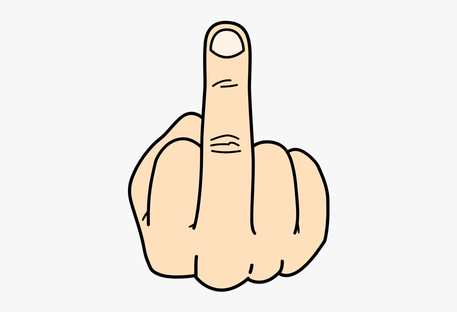 Fuck You Cartoon Png, Transparent Clipart
