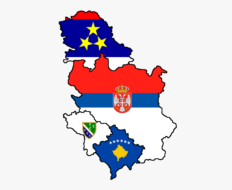 Serbian Flag, Transparent Clipart