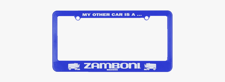 Blue License Plate Frame - Vehicle Registration Plate, Transparent Clipart