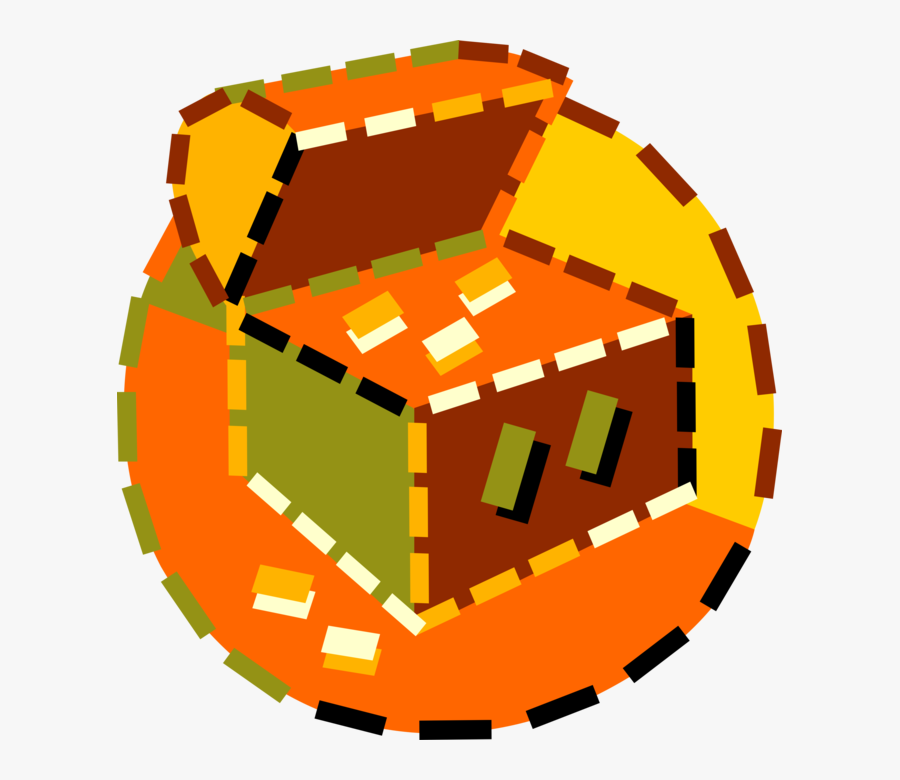 Vector Illustration Of Buccaneer Pirate"s Treasure - Circle, Transparent Clipart