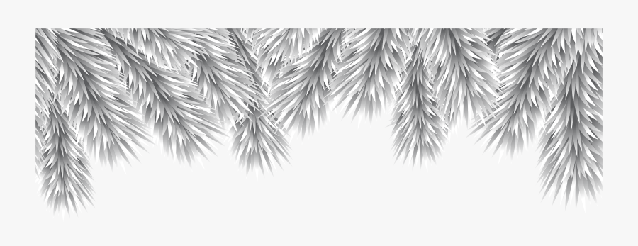 Blue Christmas Branches Clipart , Png Download - Christmas Tree Silver Png, Transparent Clipart