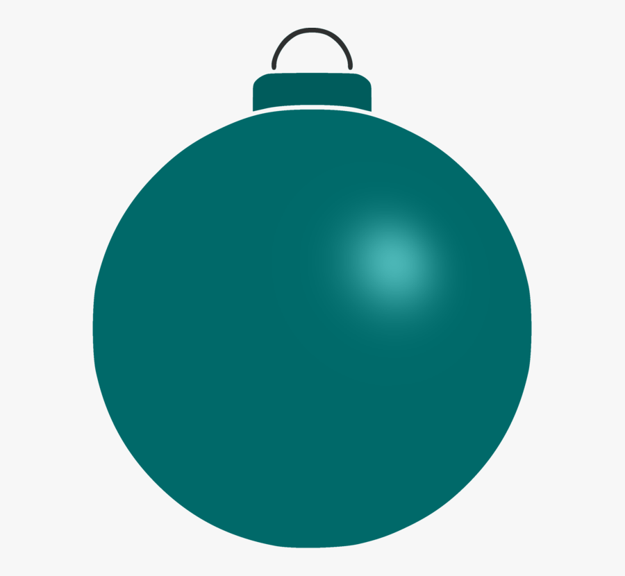 Blue,christmas Ornament,aqua - Plain Christmas Ornaments Clipart, Transparent Clipart