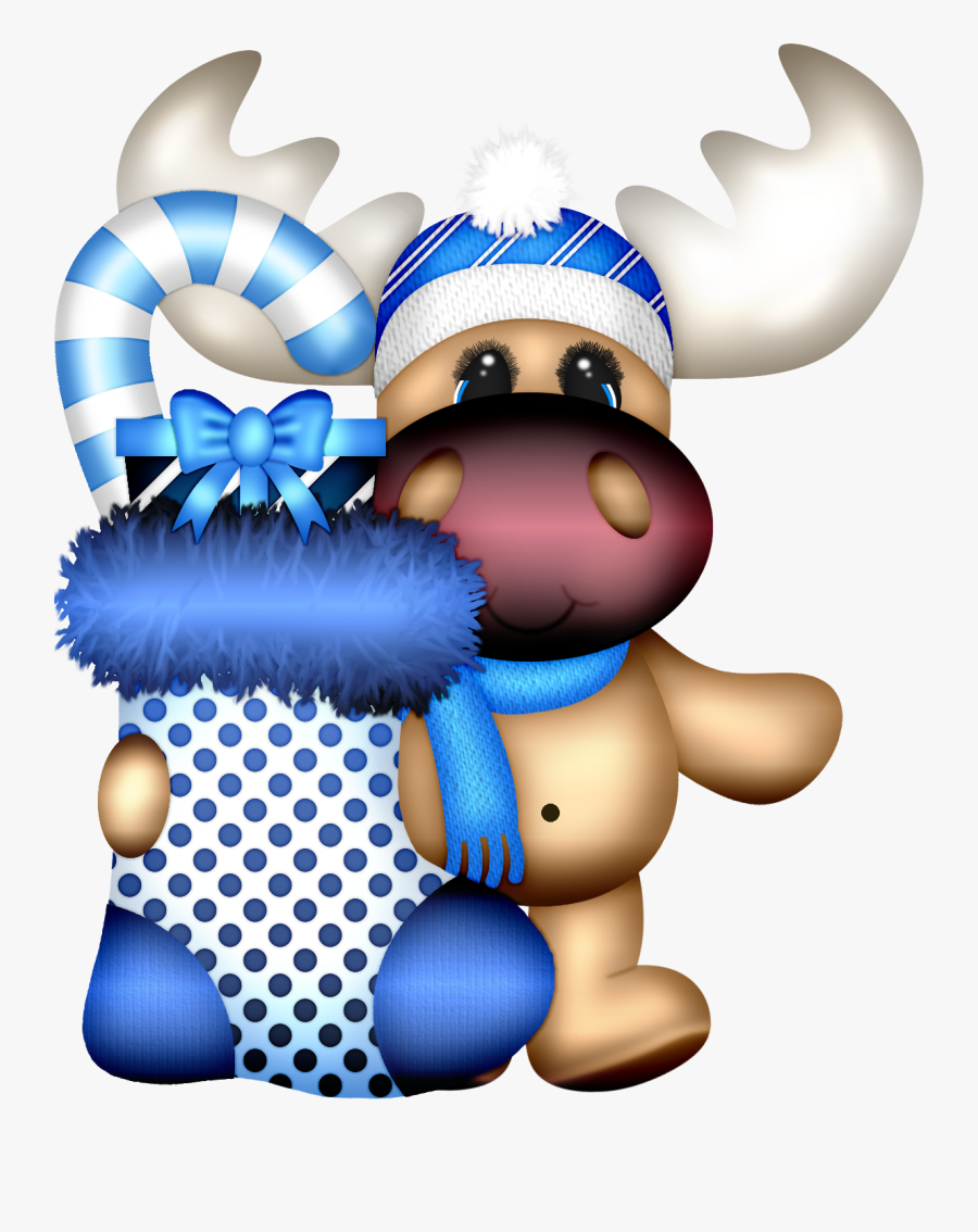 Christmas Moose Clipart Png, Transparent Clipart