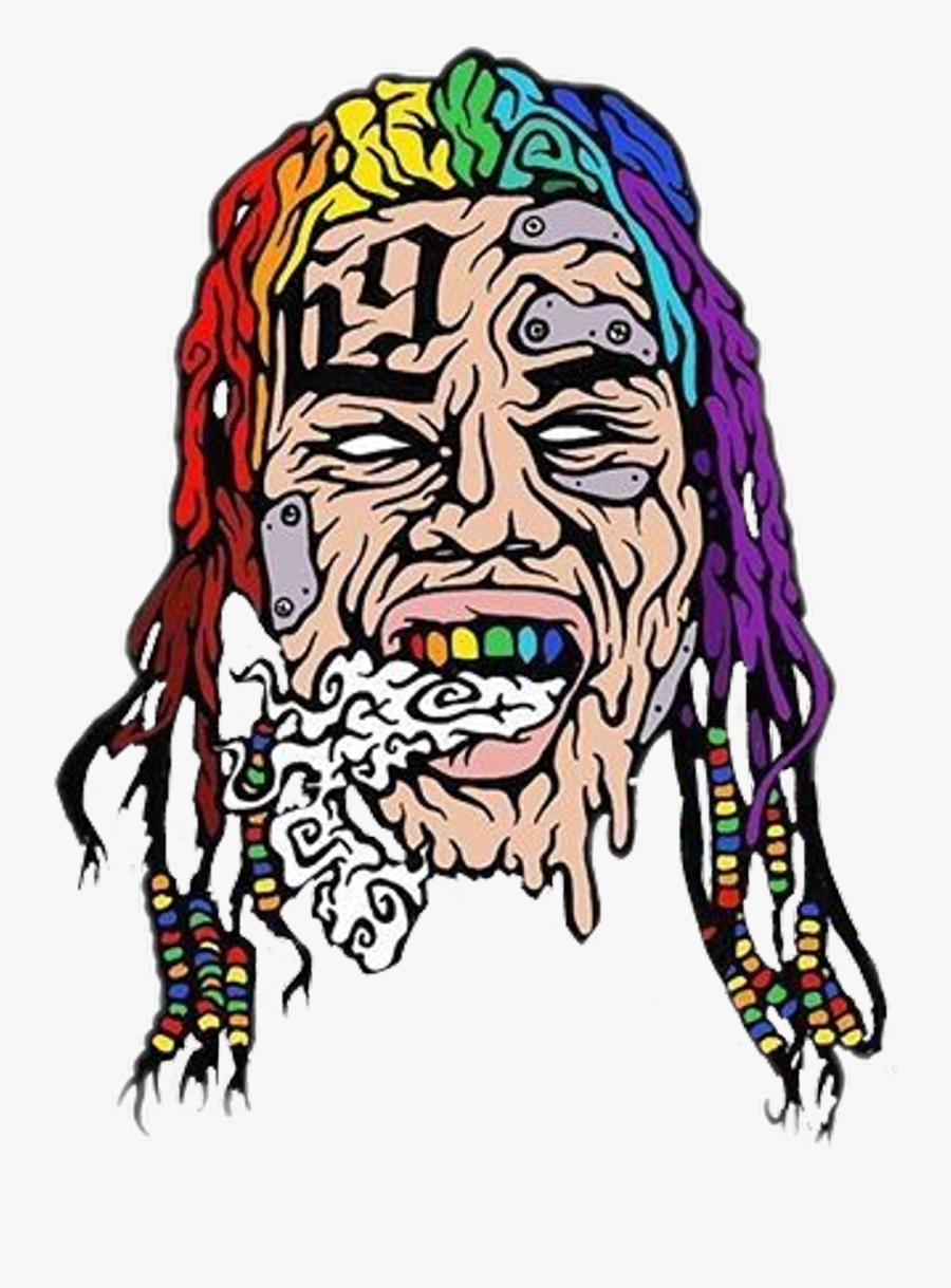 6ix9ine Sticker Clipart Png Download T Shirt Ghostemane Free - rainbow sticker freetoedit t shirt roblox png cliparts
