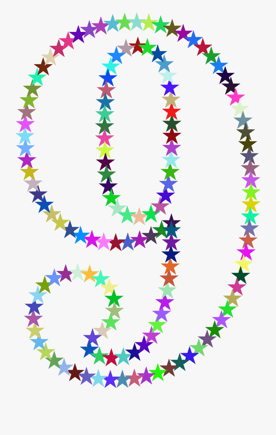 Nine Stars Clip Arts - Portable Network Graphics, Transparent Clipart