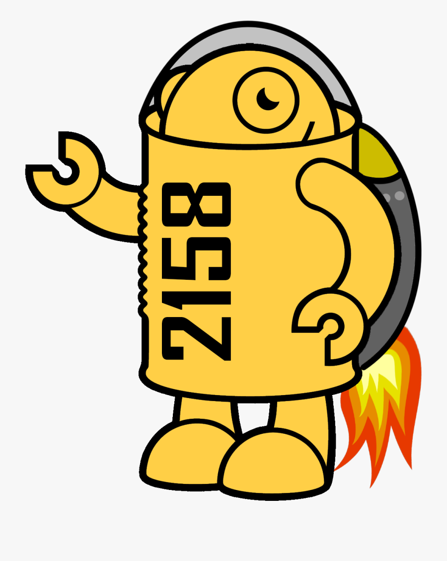 Omg Robots Cans Going To State, Transparent Clipart