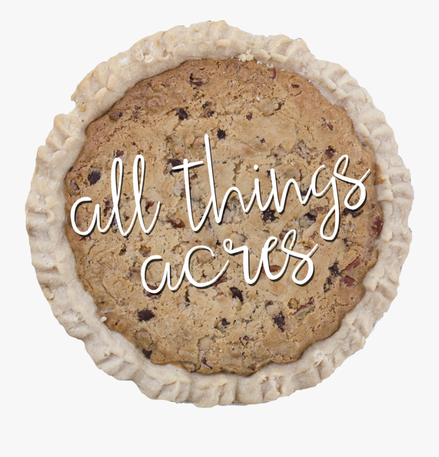 All Things Acres Pie Button - Sandwich Cookies, Transparent Clipart