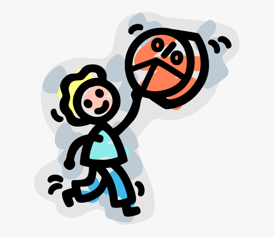 Vector Illustration Of Pie Chart Statistical Graphic, Transparent Clipart