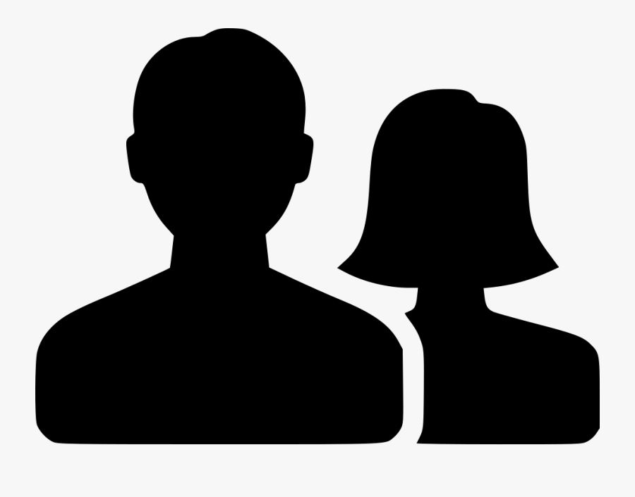 Person Icon Png Woman - Man Woman Icon Png, Transparent Clipart