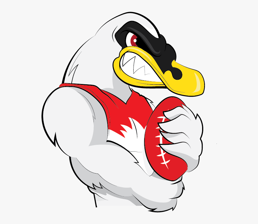 Sydney Swans Clipart 3 By Haley - Sydney Swans Logo Transparent Background, Transparent Clipart